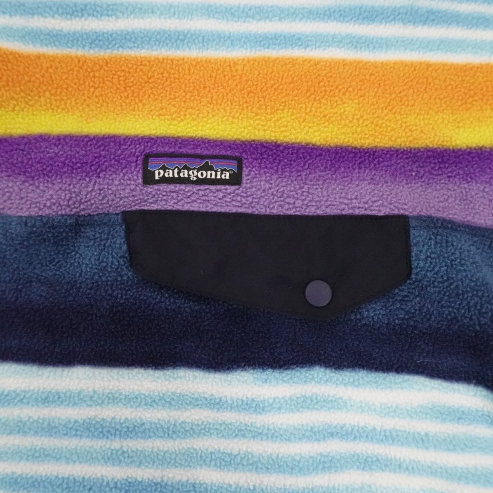Patagonia Synchilla Snap T Mens XXL Painted Fitz Stripe PZNV Fleece - Picture 5 of 16